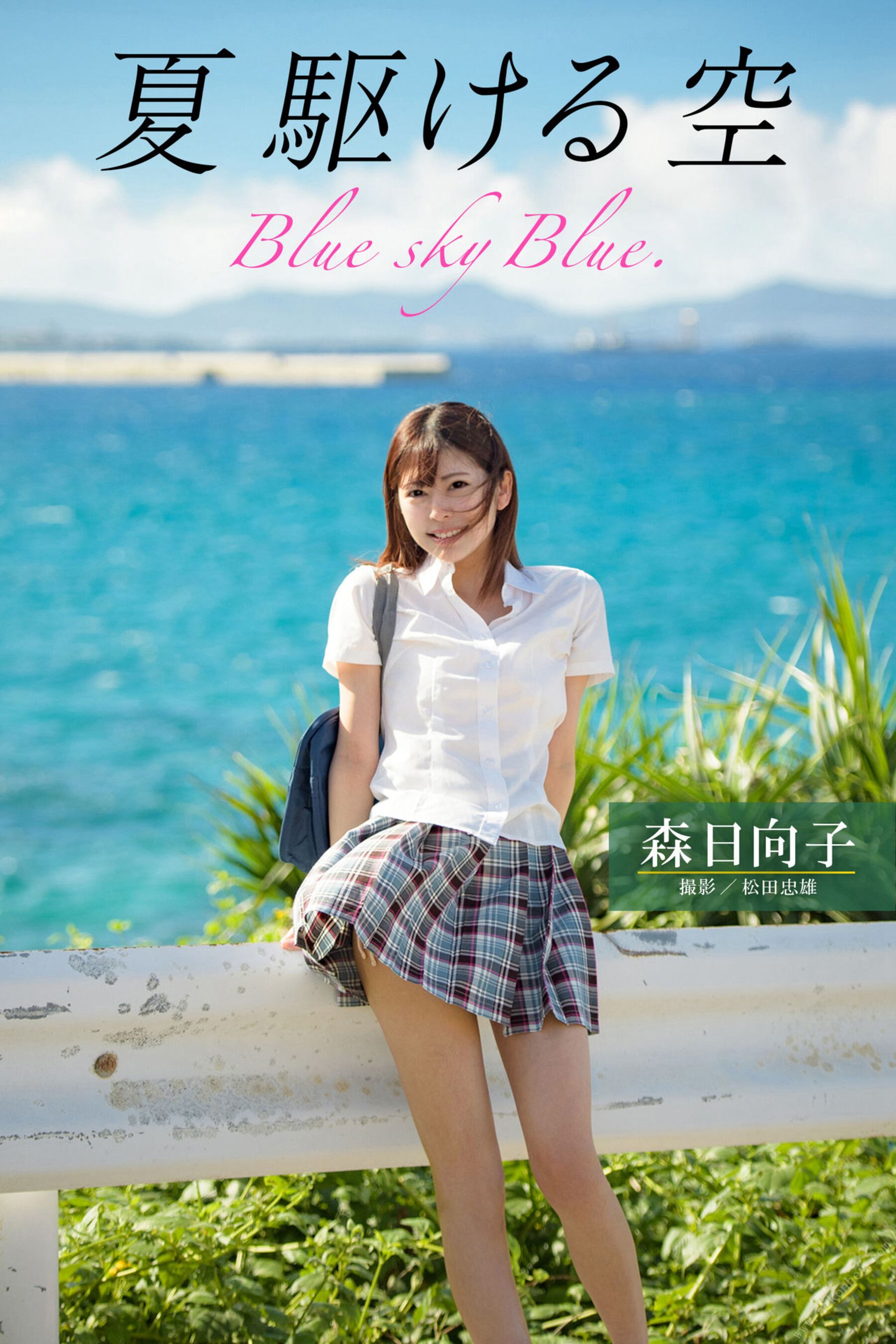 森日向子《夏 駆ける 空 Blue sky Blue》