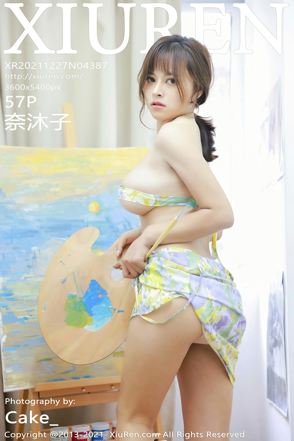 [XiuRen秀人网] 2021.12.27 No.4387 奈沐子 画家系列-艺库